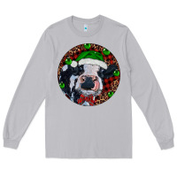 Moon Dust Baby Cow Christmas Long Sleeve Tee - RanaPortraitStore