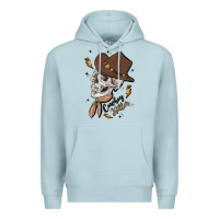 Blue Mist cowboy killer Premium Hoodie - MaliasSmallBusiness