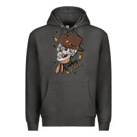 Charcoal Heather cowboy killer Premium Hoodie - MaliasSmallBusiness
