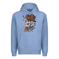Colony Blue cowboy killer Premium Hoodie - MaliasSmallBusiness