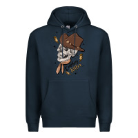 Navy cowboy killer Premium Hoodie - MaliasSmallBusiness