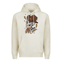 Oatmeal Heather cowboy killer Premium Hoodie - MaliasSmallBusiness