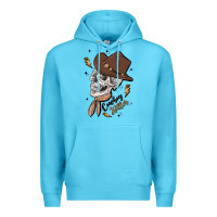 Ocean Blue cowboy killer Premium Hoodie - MaliasSmallBusiness