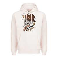 Pale Pink cowboy killer Premium Hoodie - MaliasSmallBusiness