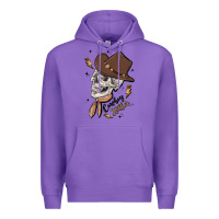 Purple cowboy killer Premium Hoodie - MaliasSmallBusiness