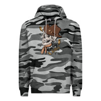 Slate Camo cowboy killer Premium Hoodie - MaliasSmallBusiness