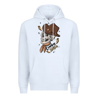 White cowboy killer Premium Hoodie - MaliasSmallBusiness