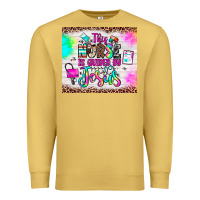 Antique Gold this nurse is guided by jesus Premium Sweatshirt - JahusDesignShop