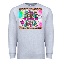 Heather Grey this nurse is guided by jesus Premium Sweatshirt - JahusDesignShop
