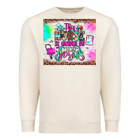 Sandshell this nurse is guided by jesus Premium Sweatshirt - JahusDesignShop
