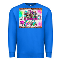 True Royal this nurse is guided by jesus Premium Sweatshirt - JahusDesignShop