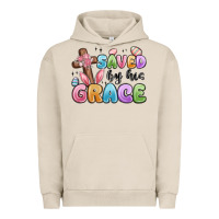 Pigment French Oak saved by his grace Urban Hoodie - MaliasSmallBusiness