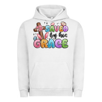 Pigment Lunar Rock saved by his grace Urban Hoodie - MaliasSmallBusiness