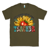 Army Green teacher with sunflower Classic Tee - texasbilliewilder