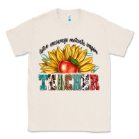 Natural teacher with sunflower Classic Tee - texasbilliewilder