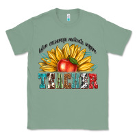 Sage teacher with sunflower Classic Tee - texasbilliewilder