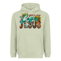 Matcha give me coffee jesus Heavyweight Hoodie - RacoonDesign