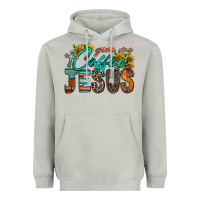 Moon Dust give me coffee jesus Heavyweight Hoodie - RacoonDesign
