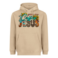 Mushroom give me coffee jesus Heavyweight Hoodie - RacoonDesign