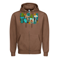 Chestnut gemstone coffee cups Zipper Hoodie - Zillion Design Studio