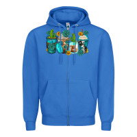 True Royal gemstone coffee cups Zipper Hoodie - Zillion Design Studio