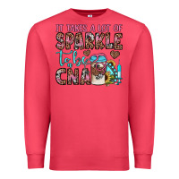 Cardinal it takes a lot of sparkle to be a cna Premium Sweatshirt - JahusDesignShop
