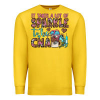 Lemon it takes a lot of sparkle to be a cna Premium Sweatshirt - JahusDesignShop