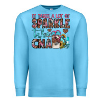 Ocean Blue it takes a lot of sparkle to be a cna Premium Sweatshirt - JahusDesignShop