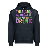 Navy this girl needs a drink Urban Hoodie - MaliasSmallBusiness