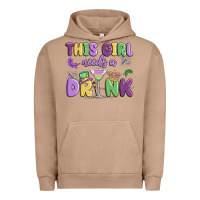 Pigment Burro this girl needs a drink Urban Hoodie - MaliasSmallBusiness
