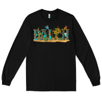 Black western faith Long Sleeve Tee - texasbilliewilder