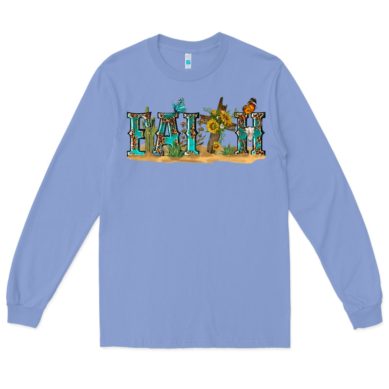 Western Faith Long Sleeve Tee by texasbilliewilder | Teevron