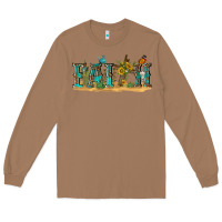Toasted Coconut western faith Long Sleeve Tee - texasbilliewilder