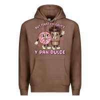 Chestnut but first chocolate y pan dulce Premium Hoodie - MaliasSmallBusiness