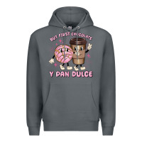 Rock but first chocolate y pan dulce Premium Hoodie - MaliasSmallBusiness