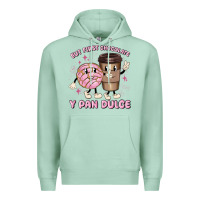 Seafoam but first chocolate y pan dulce Premium Hoodie - MaliasSmallBusiness