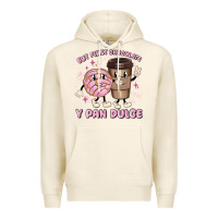 Tofu but first chocolate y pan dulce Premium Hoodie - MaliasSmallBusiness