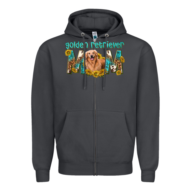 Western Golden Retriever Mom Zipper Hoodie by texasbilliewilder | Teevron