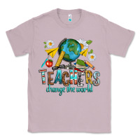 Lilac teachers change the world Classic Tee - texasbilliewilder