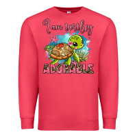 Cardinal i am turtley adorable Premium Sweatshirt - AdoDesignShop
