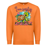 Carrot i am turtley adorable Premium Sweatshirt - AdoDesignShop