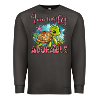Smoke i am turtley adorable Premium Sweatshirt - AdoDesignShop