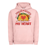Pigment Salmon tacos never broke my heart Urban Hoodie - MaliasSmallBusiness