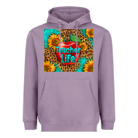 Lavender teacher life Heavyweight Hoodie - HRA Design Shop