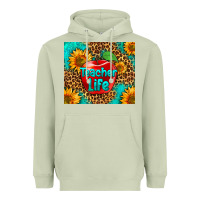 Matcha teacher life Heavyweight Hoodie - HRA Design Shop