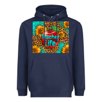 Navy teacher life Heavyweight Hoodie - HRA Design Shop