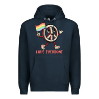 Navy love everyone Premium Hoodie - MaliasSmallBusiness