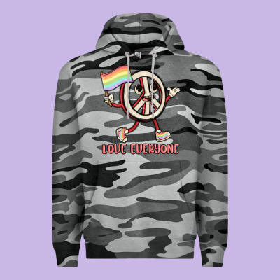 Love Everyone Premium Hoodie Designed By Maliassmallbusiness