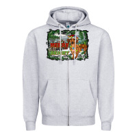 Merry And Bright  Dachshund With Farm Zipper Hoodie | Teevron