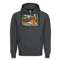 Smoke merry and bright  dachshund with farm Zipper Hoodie - RanaPortraitStore